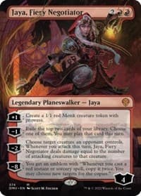 Jaya, Fiery Negotiator (Borderless) - Dominaria United - Magic: The Gathering card