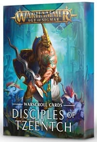 Warhammer: Age of Sigmar - Warscroll Cards: Disciples of Tzeentch - Warhammer Game Accessories - Warhammer Game Accessories card