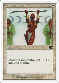 Warrior's Honor - Classic Sixth Edition - Magic: The Gathering card