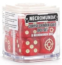 Necromunda: Corpse Grinder Cult Dice Set (8-Pack) - Warhammer Game Accessories - Warhammer Game Accessories card