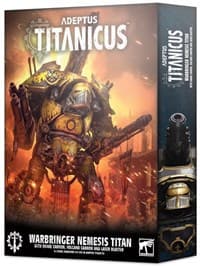 Warhammer: 40K - Adeptus Titanicus - Warbringer Nemesis Titan with Quake Cannon - Warhammer Plastic Box Sets - Warhammer Box Sets card