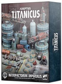 Warhammer: 40K - Adeptus Titanicus - Civitas Imperialis Industrial Scenery - Warhammer Plastic Box Sets - Warhammer Box Sets card