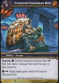 Conjured Cinnamon Roll - Drums of War - WoW card
