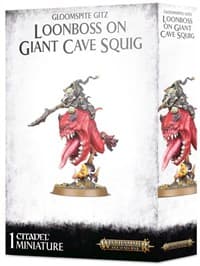Warhammer: Age of Sigmar - Gloomspite Gitz: Loonboss on Giant Cave Squig - Warhammer Plastic Box Sets - Warhammer Box Sets card