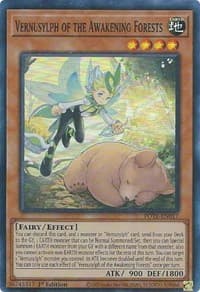 Vernusylph of the Awakening Forests - Power of the Elements - YuGiOh card