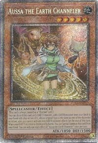 Aussa the Earth Channeler (Starlight Rare) - Power of the Elements - YuGiOh card