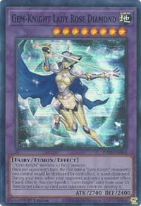 Gem-Knight Lady Rose Diamond - Power of the Elements - YuGiOh card