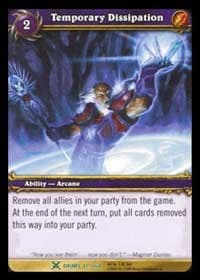 Temporary Dissipation - Drums of War - WoW card