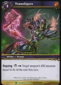 Transfigure - Drums of War - WoW card