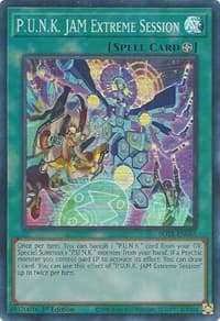 P.U.N.K. JAM Extreme Session - Power of the Elements - YuGiOh card