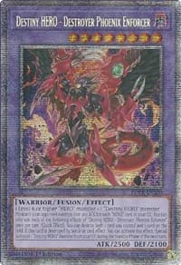 Destiny HERO - Destroyer Phoenix Enforcer (Starlight Rare) - Power of the Elements - YuGiOh card