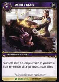 Dawn's Grace - Drums of War - WoW card