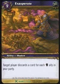 Exasperate - Drums of War - WoW card