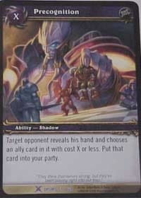 Precognition - Drums of War - WoW card