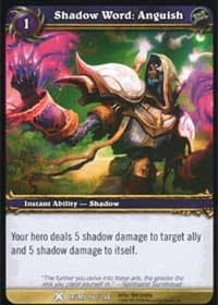 Shadow Word: Anguish - Drums of War - WoW card