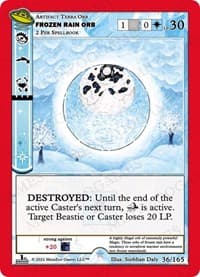 Frozen Rain Orb - UFO: First Edition - MetaZoo card