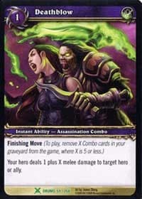 Deathblow - Drums of War - WoW card
