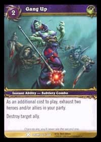 Gang Up - Drums of War - WoW card