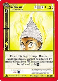 Tin Foil Hat - UFO: First Edition - MetaZoo card