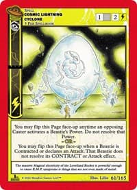 Cosmic Lightning Cyclone - UFO: First Edition - MetaZoo card