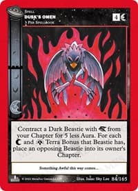Dusk's Omen - UFO: First Edition - MetaZoo card