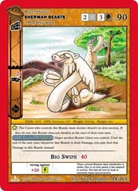 Sherman Beasts - UFO: First Edition - MetaZoo card