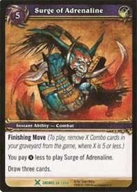 Surge of Adrenaline - Drums of War - WoW card