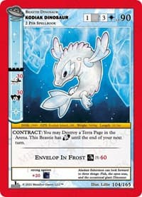 Kodiak Dinosaur - UFO: First Edition - MetaZoo card