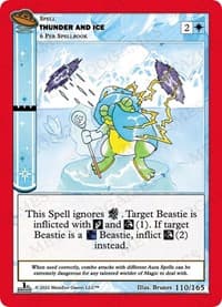 Thunder and Ice - UFO: First Edition - MetaZoo card
