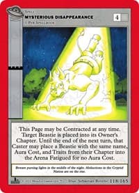 Mysterious Disappearance - UFO: First Edition - MetaZoo card