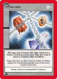 Null Spell - UFO: First Edition - MetaZoo card