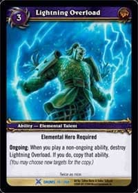Lightning Overload - Drums of War - WoW card