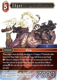 Edgar - Rebellion's Call - Final Fantasy TCG card