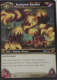 Enslaved Abyssal - Drums of War - WoW card