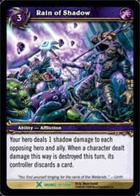 Rain of Shadow - Drums of War - WoW card