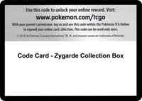 Code Card - Zygarde Collection Box - XY - Fates Collide - Pokemon card