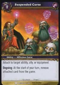 Suspended Curse - Drums of War - WoW card