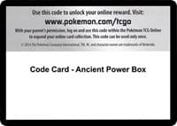 Code Card - Ancient Power Box - XY - Furious Fists - Pokemon card