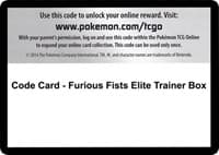 Code Card - Furious Fists Elite Trainer Box - XY - Furious Fists - Pokemon card
