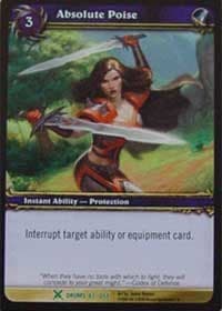 Absolute Poise - Drums of War - WoW card