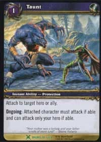 Taunt - Drums of War - WoW card