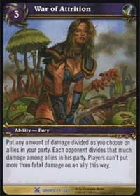War of Attrition - Drums of War - WoW card