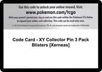 Code Card - XY Collector Pin 3 Pack Blisters [Xerneas] - XY Base Set - Pokemon card