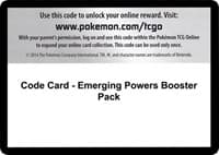 Code Card - Emerging Powers Booster Pack - Emerging Powers - Pokemon card