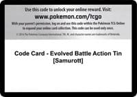 Code Card - Evolved Battle Action Tin [Samurott] - Emerging Powers - Pokemon card