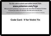 Code Card - V for Victini Tin - Noble Victories - Pokemon card