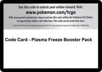 Code Card - Plasma Freeze Booster Pack - Plasma Freeze - Pokemon card