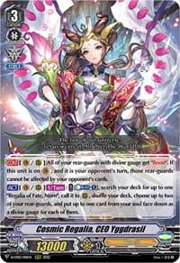 Cosmic Regalia, CEO Yggdrasil - D-VS05: V Clan Collection Vol.5 - Cardfight Vanguard card