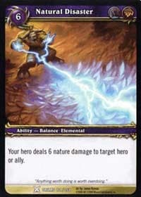 Natural Disaster - Drums of War - WoW card