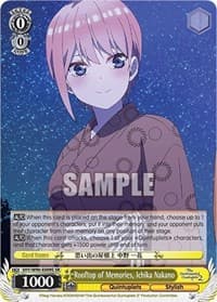 Rooftop of Memories, Ichika Nakano (SR) - The Quintessential Quintuplets 2 - Weiss Schwarz card